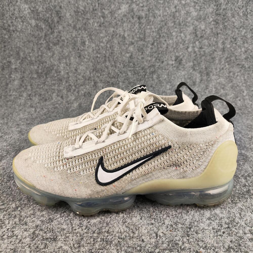 Nike Air VaporMax 2021 FK Shoes Mens Size 8.5 Beige Running Sneakers DH4084-100